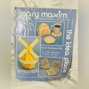 Vintage Mary Maxim needlepoint Kit #57111. New/Unused Condition. Rare.